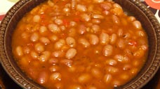 Frijoles tiernos con cerdo