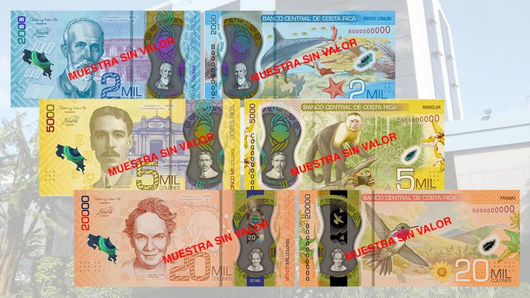 Nuevos Billetes Costa Rica